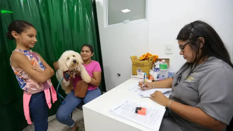 Alane Soares aproveitou os atendimentos ginecológicos.