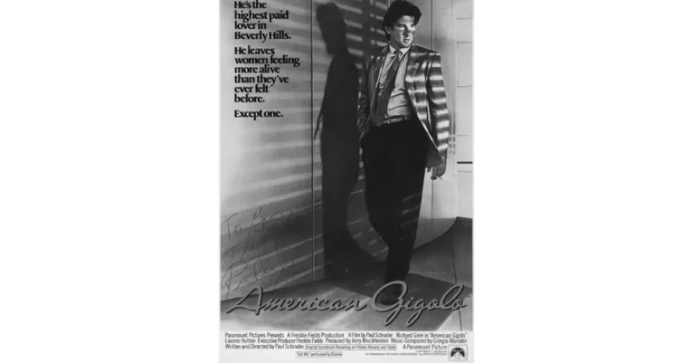Cartaz do “Gigolô americano” (1980)