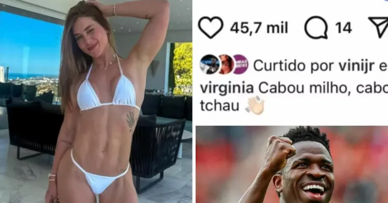 Virginia faz post após “date” com Vini Jr: “Momentos”
