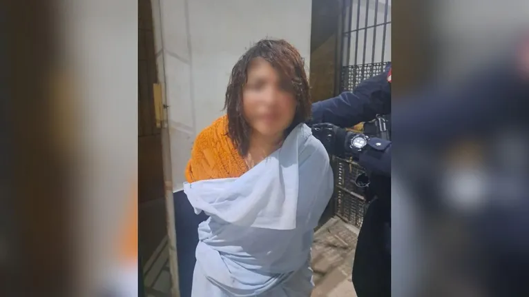 A suspeita do crime, identificada como Ivanilde Gomes de Messias, de 38 anos, foi presa em flagrante