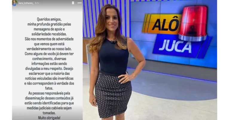 Repórter acusada de trair marido com diretor do SBT se pronuncia