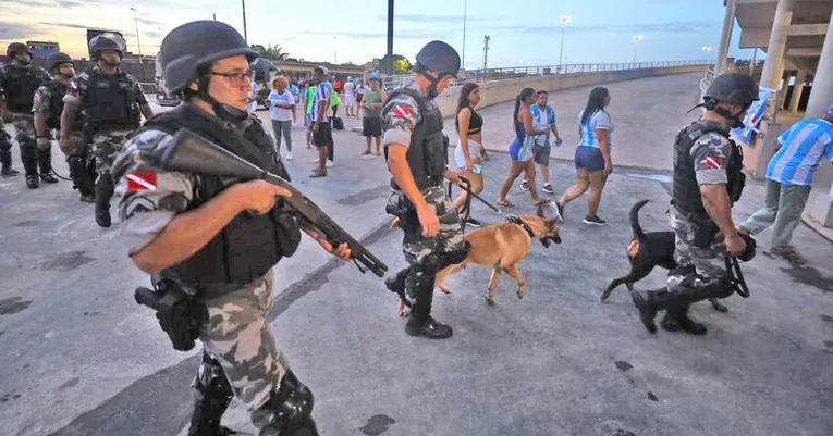 Policiamento estará pesado