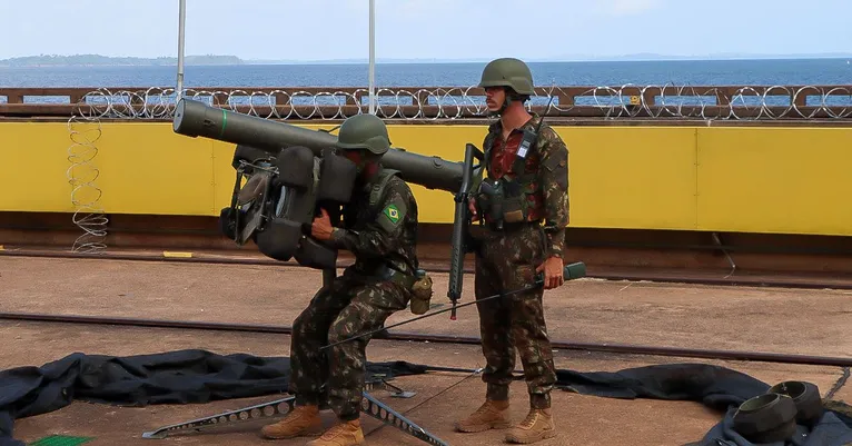A defesa antiaérea foi um dos principais treinos realizados em Tucuruí