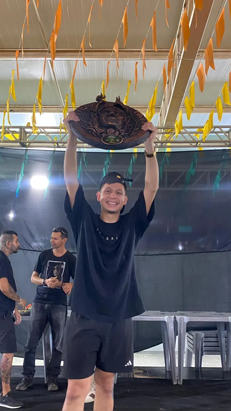 Guga participou pela primeira vez de uma competição de tatuagens