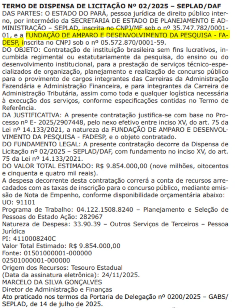 Concurso da Sefa PA com 286 vagas tem banca definida. Confira!