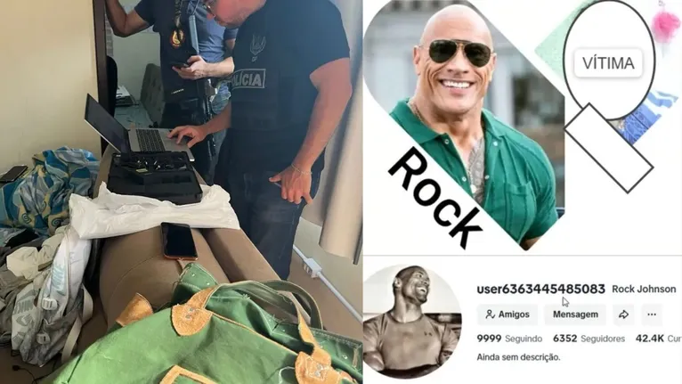 Falso “The Rock” é preso por aplicar golpes na internet