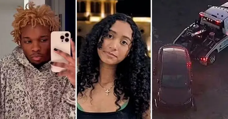 O cantor D4vd, a adolescente Celeste Rivas e o automóvel onde o corpo foi encontrado