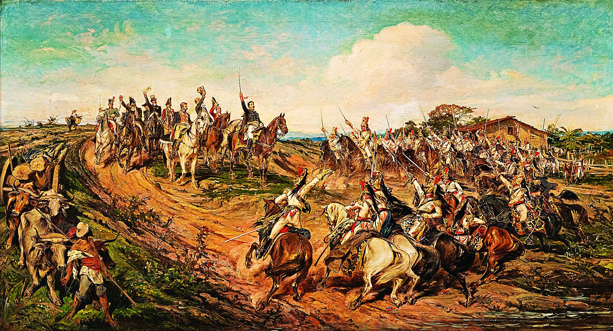Tela “O grito do Ipiranga”, de Pedro Américo, está no imaginário sobre o 07 de Setembro