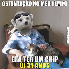 Meme que revive a nostalgia do lendário plano da Oi, símbolo de status e liberdade na era dos celulares pré-smartphone.