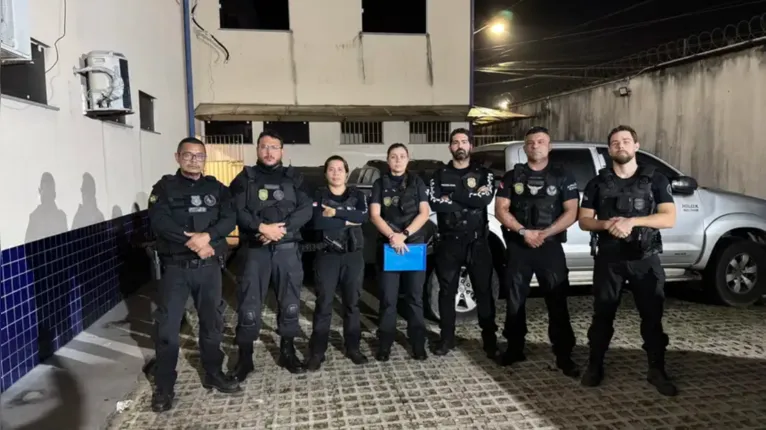 Equipe da Polícia Civil do Pará que atuou em apoio à operação coordenada pela Polícia Civil do Amazonas, voltada ao combate ao tráfico de drogas e à organização criminosa.