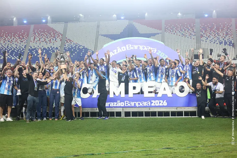 Bicolor se sagrou campeão do Parazão 2026