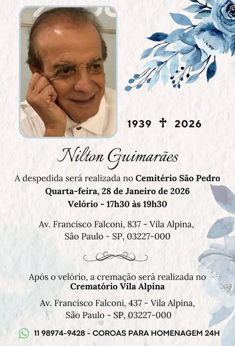 Morre Nilton Cesar, voz do sucesso 'Férias na Índia', aos 86 anos
