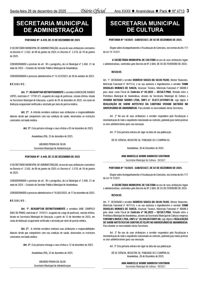 Ananindeua gasta R$ 630 mil em um único show e ignora serviços básicos
