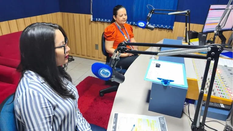 Alrilene Silva (Sebrae) e Carliane Saraiva (SENAI) destacam a importância de Marabá como polo de inovação na região Norte durante o lançamento da Jornada.