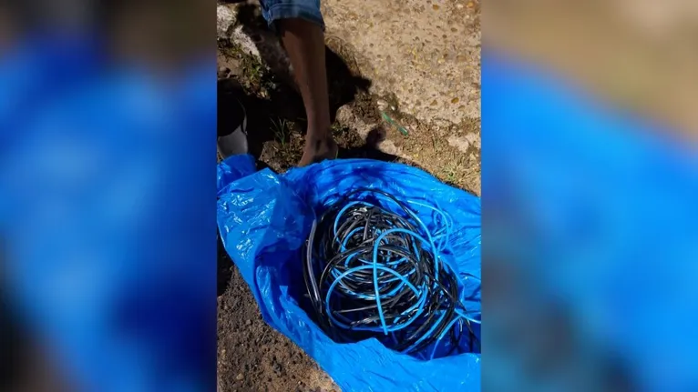 Agentes da Guarda Municipal notaram que o material era novo, invalidando a justificativa.