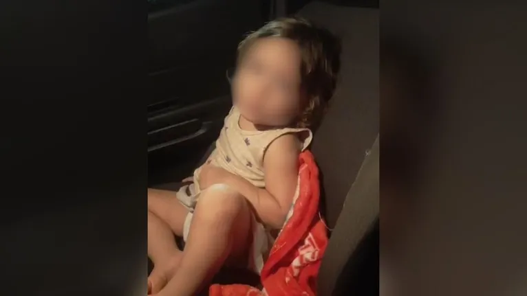 Ayla Vitória, de apenas 1 ano e 8 meses,