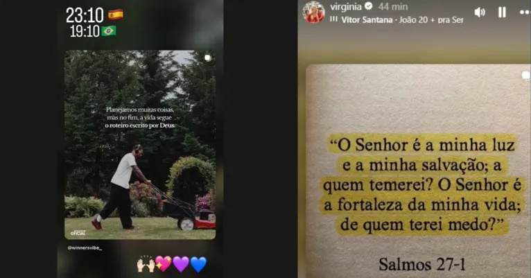 Virginia faz post enigmático após térmico de Zé Felipe. Veja!