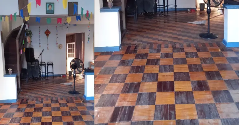 Os pisos de madeira nobre que resistem à passagem do tempo