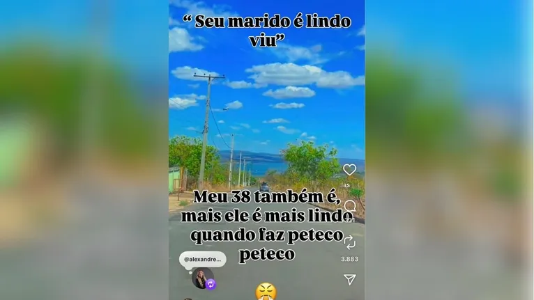 Ela chegou até a marcar a vitima em algumas publicações