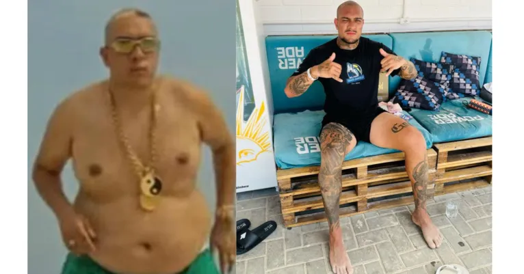 MC Binn perde mais de 50 kg sem cirurgia; veja antes e depois!