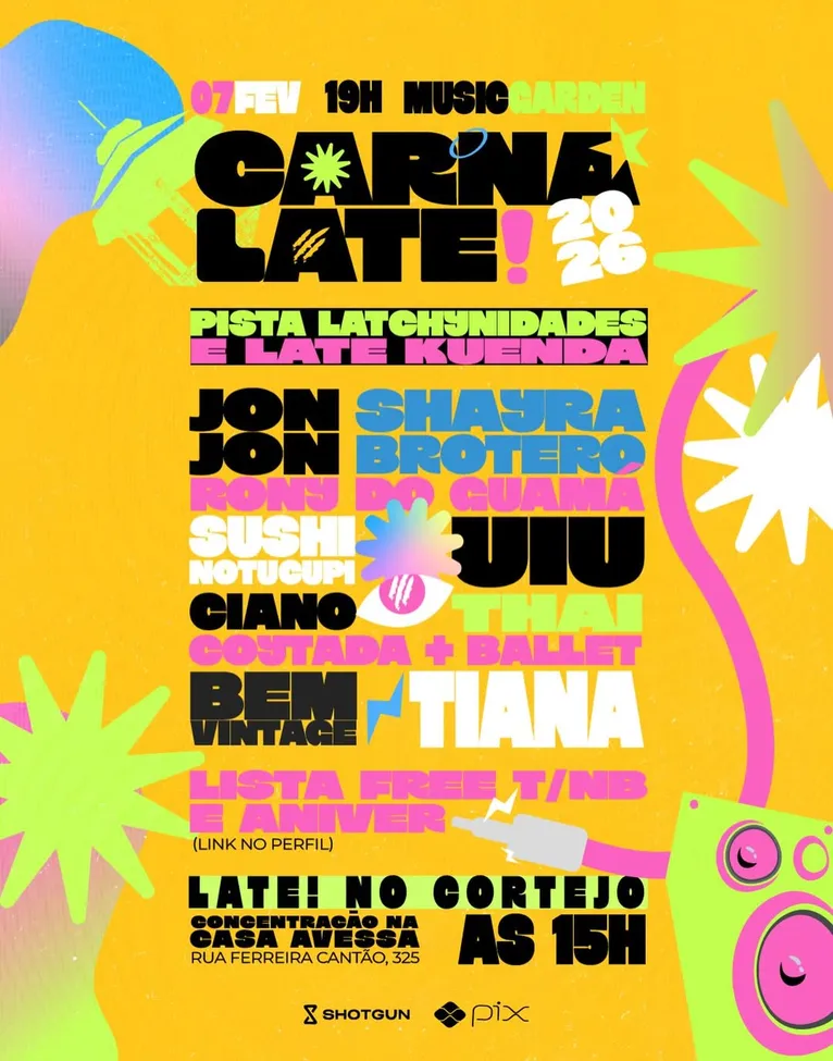 CARNALATE! 2026 amplia formato e ocupa ruas de Belém