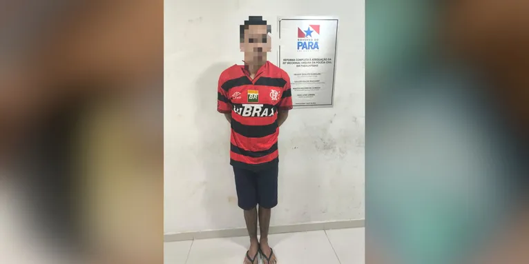 O suspeito foi detido e levado para os processos cabíveis
