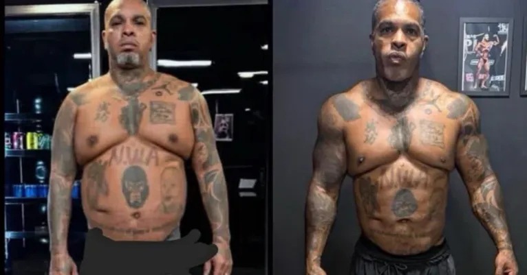 O cantor perdeu 20 quilos