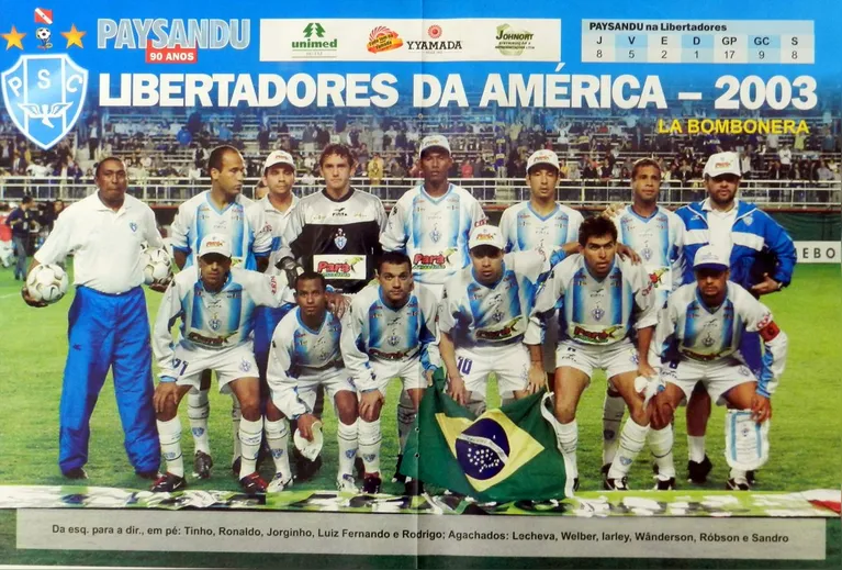 O bicolor que viveu a Libertadores de 2003 foi feliz