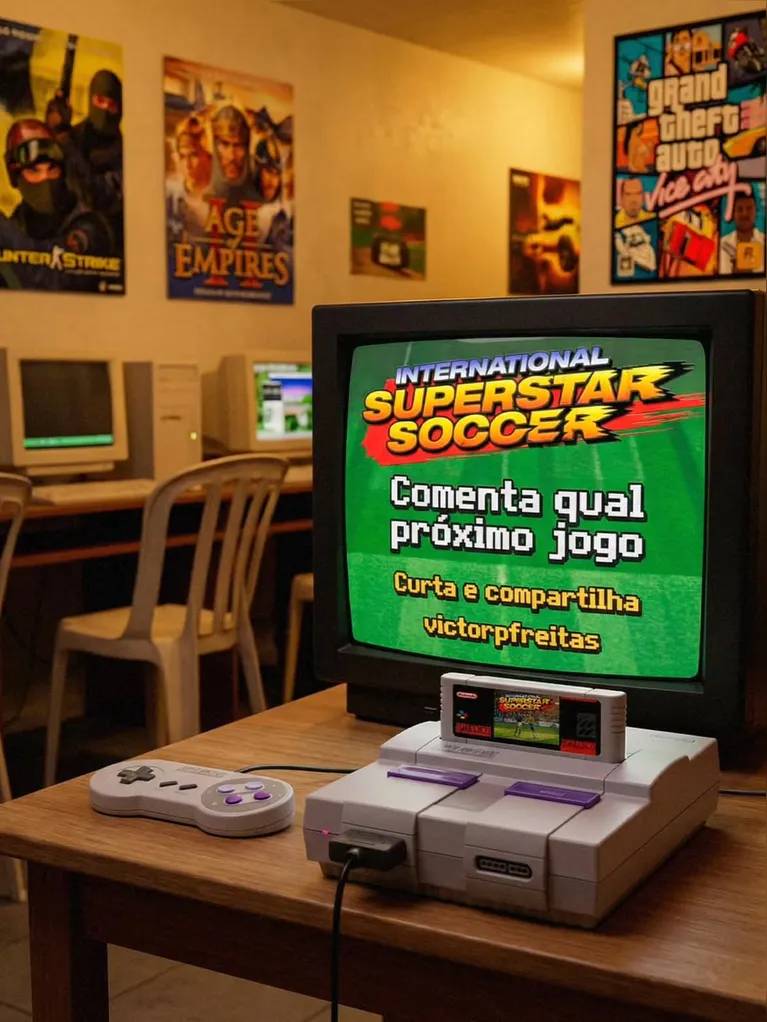 Quem ai tem saudades do Super Nintendo