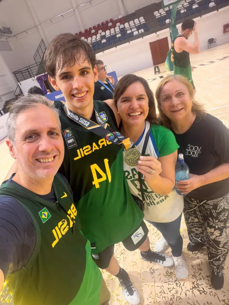 João Ricardo com a família