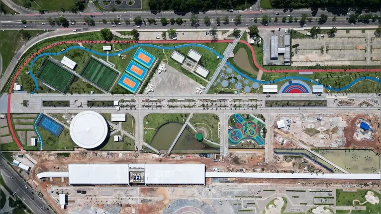 Projeto do Parque da Cidade.