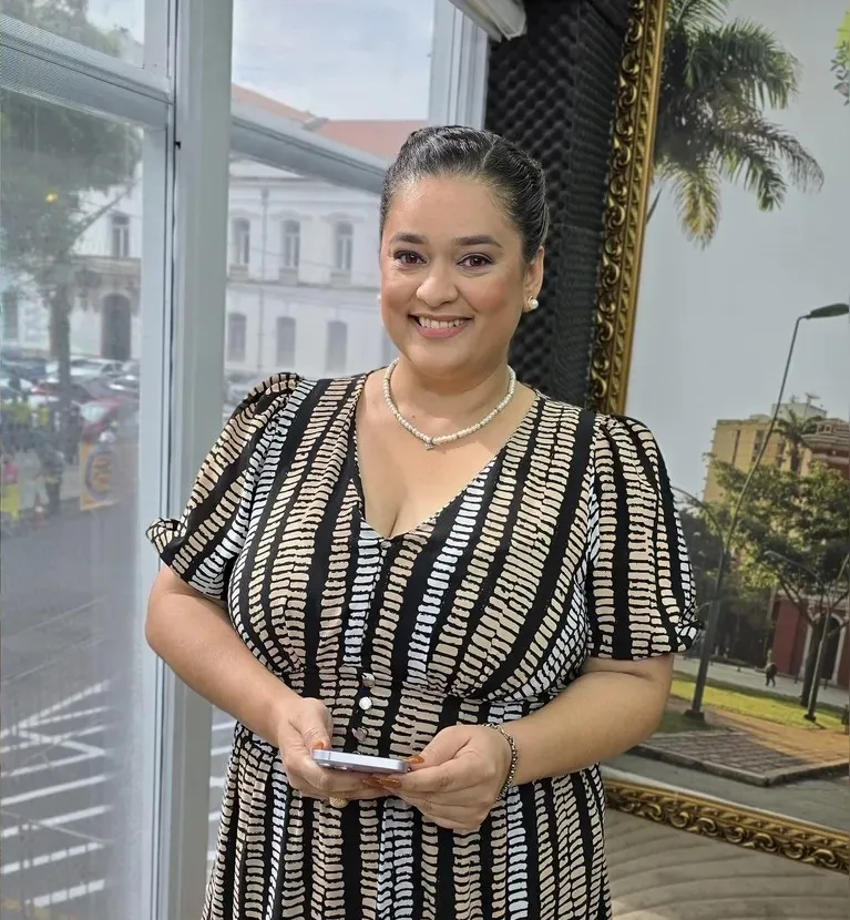 Coordenadora de multimídia e responsável pelo projeto, Haynna Hálex