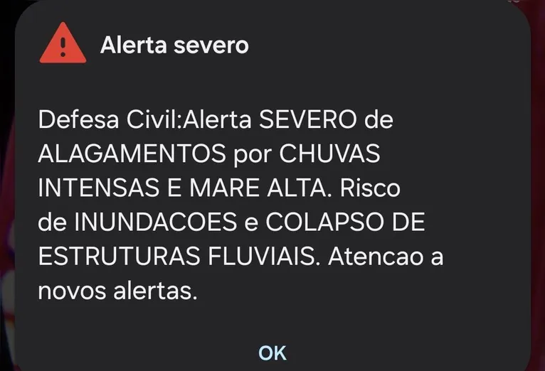 Belém recebe segundo alerta de tempestade em menos de uma semana