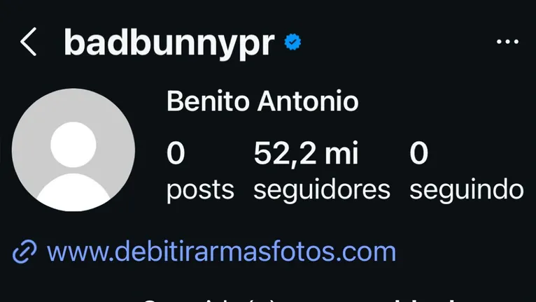 Bad Bunny arquivou todas as fotos de sua conta no Instagram após apresentação no Super Bowl