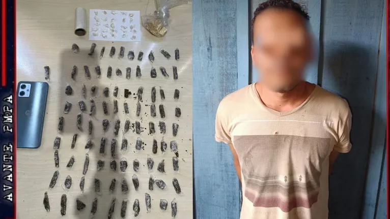 A Polícia Militar intensificou o combate ao tráfico de drogas em Tucuruí nesta segunda-feira (23),