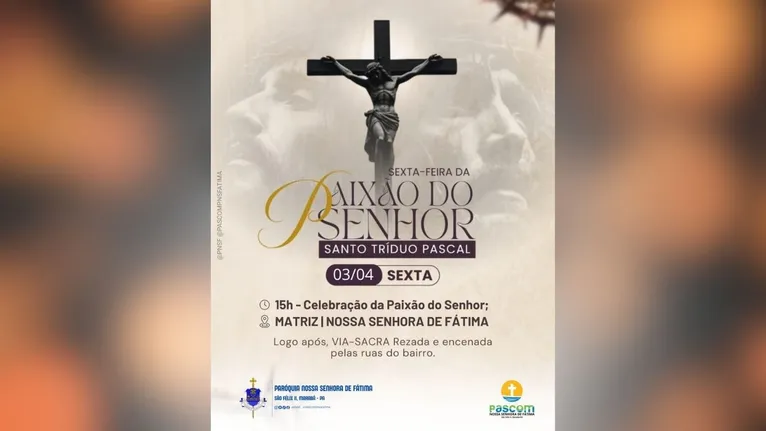 Além da programação na Nova Marabá, os fiéis do núcleo São Félix II também se preparam para um ato de profunda fé