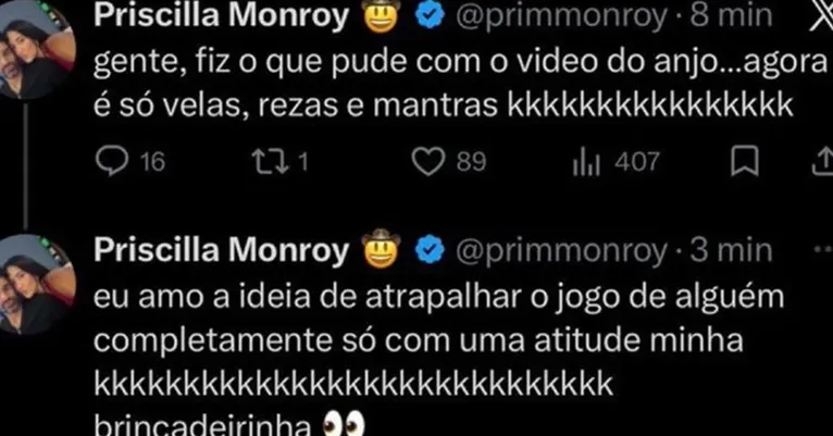 Cowboy admite ter recebido recado externo da esposa no BBB 26