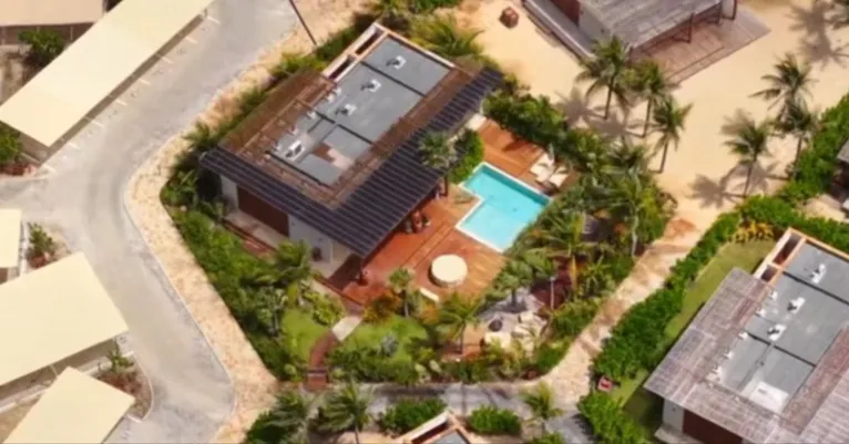 A casa de luxo de Daniel Santos no Ceará