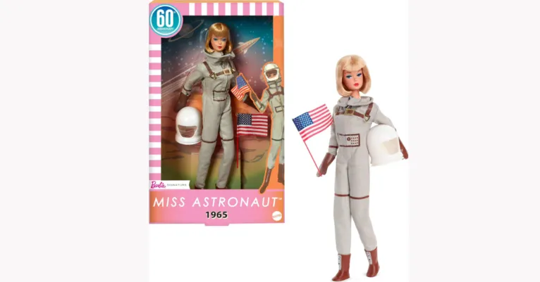 Primeira Barbie astronauta de 1965