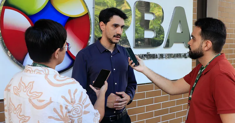 Dr. Arthur Forte esteve na sede do Grupo RBA nesta segunda-feira (9)