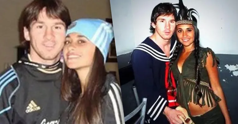 Esposa de Messi compartilha registro íntimo com jogador na piscina
