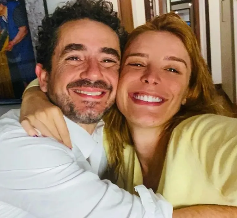 Rafa Brites e o marido Felipe Andreoli