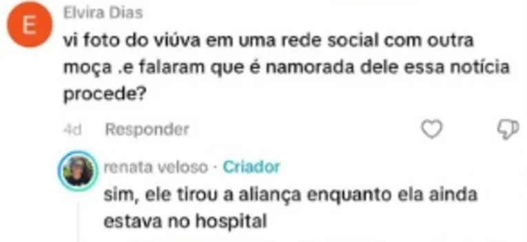 Irmãs de Isabel Veloso expõem ex-cunhado após ele assumir namoro