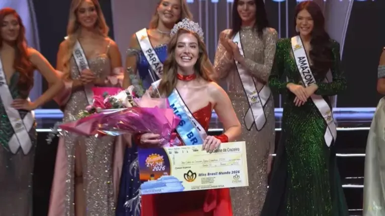 Candidata de Sergipe conquista Miss Brasil Mundo; Pará fica em segundo