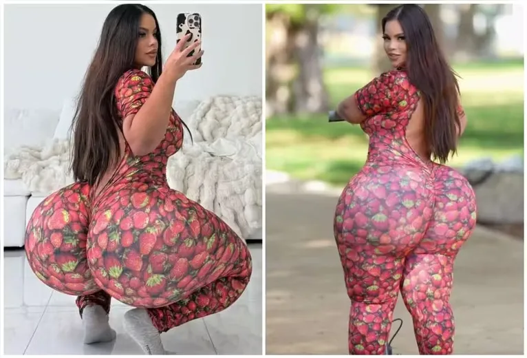 Mulher com 138 cm de quadril chama atenção na web; veja fotos