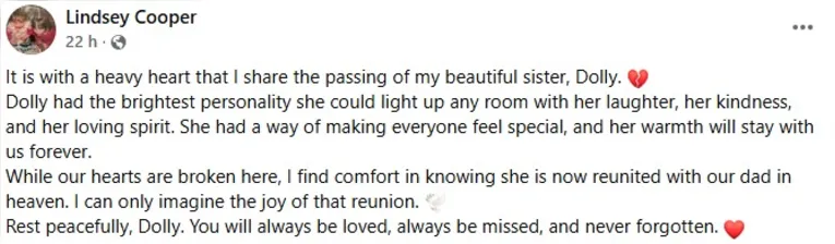 Dolly Martinez, participante de “Quilos Mortais”, morre aos 30 anos