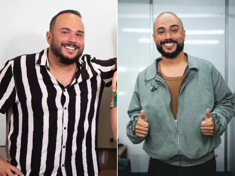 Ed Gama elimina 25 kg e surpreende com antes e depois. Veja!