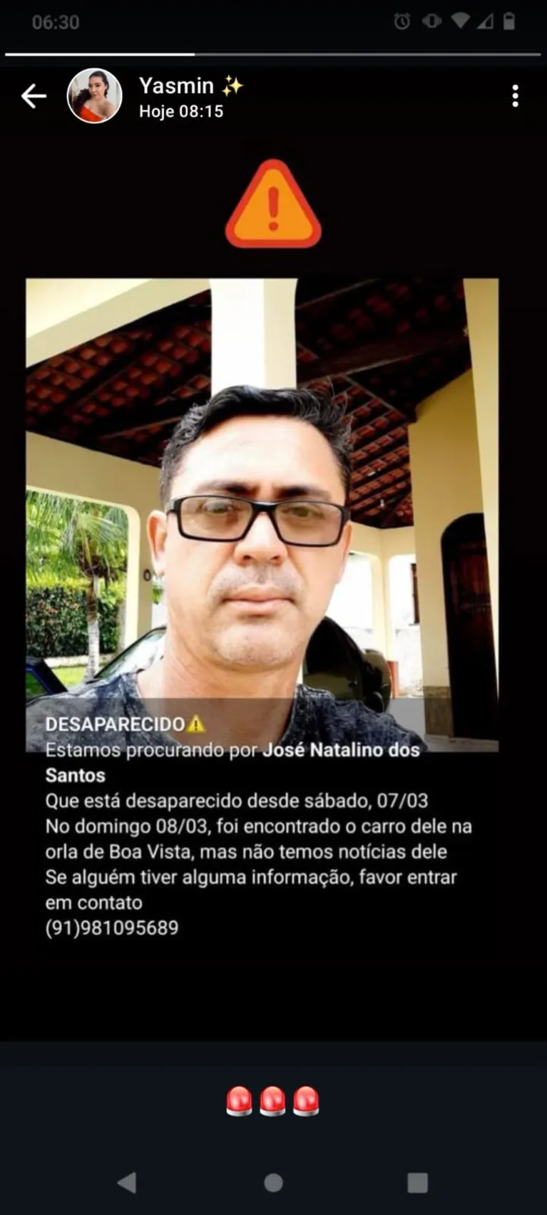 Desaparecimento do taxista mobilizou a cidade