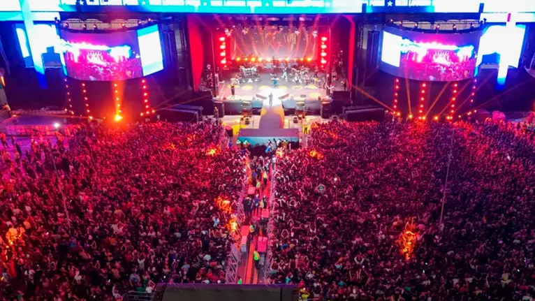 Multidão lota edição anterior do festival; expectativa em Marabá é de 50 mil pessoas para a noite de sábado.