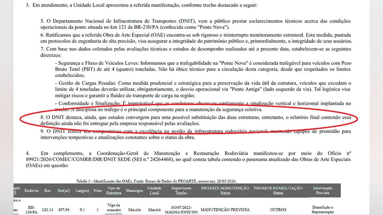 Planejamento definitivo para a demolição e reconstrução ainda depende da entrega do relatório final